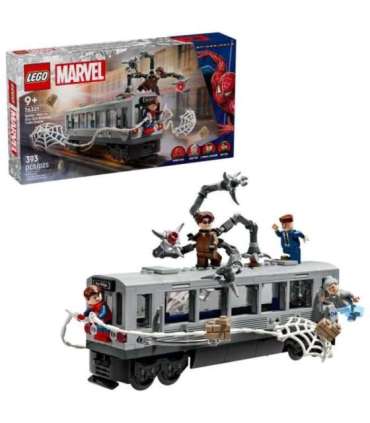 LEGO MARVEL 76321 Spider-Man vs. Doc Ock Subway Train Scene
