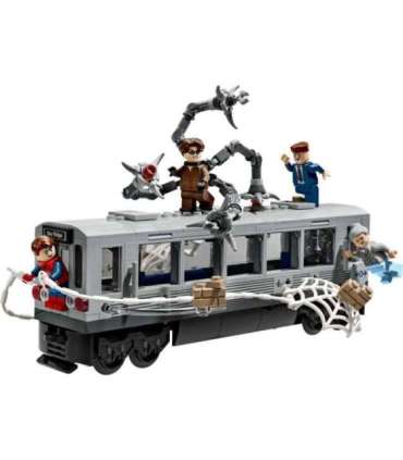 LEGO MARVEL 76321 Spider-Man vs. Doc Ock Subway Train Scene