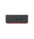 Lenovo 40B00300EU notebook dock/port replicator Wired Thunderbolt 4 Black, Red