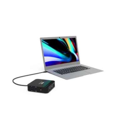 Port Designs 901907 notebook dock/port replicator Wired USB 3.2 Gen 1 (3.1 Gen 1) Type-C Black