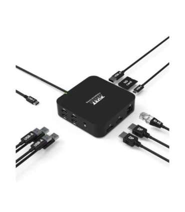 Port Designs 901907 notebook dock/port replicator Wired USB 3.2 Gen 1 (3.1 Gen 1) Type-C Black