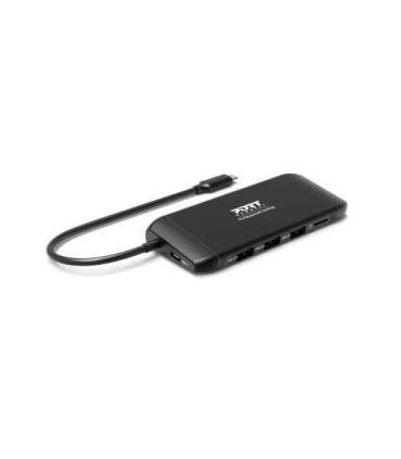 Port Designs 901913 interface hub USB 2.0 Type-C 5000 Mbit/s Black