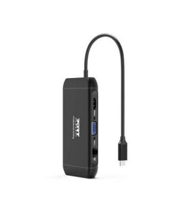Port Designs 901913 interface hub USB 2.0 Type-C 5000 Mbit/s Black