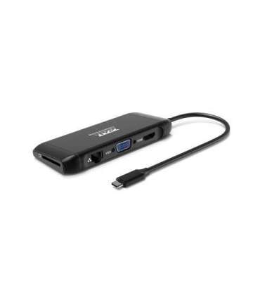 Port Designs 901913 interface hub USB 2.0 Type-C 5000 Mbit/s Black