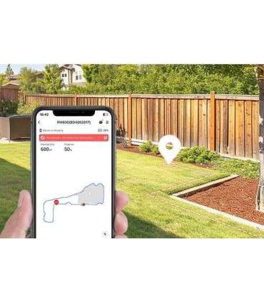 EZVIZ RM600 orange robotic lawn mower