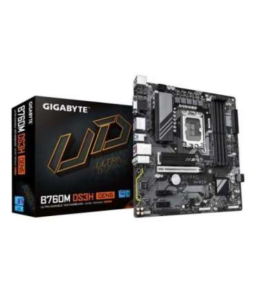 GIGABYTE B760M DS3H GEN5 Motherboard - Supports Intel Core 14th Gen CPUs, 6+2+1 Phases Digital VRM, up to 5600MHz DDR5,