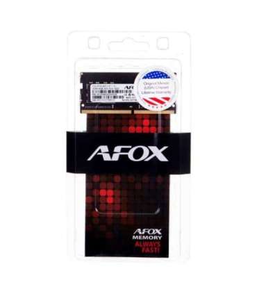 AFOX DDR4 8G 2400 SO DIMM memory module 8 GB 1 x 8 GB 2400 MHz