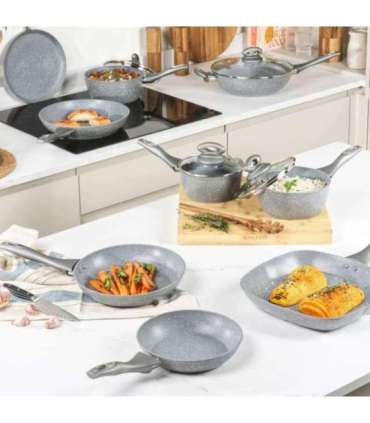 Salter BW02764G1EU7 Marblestone 28cm Frying Pan