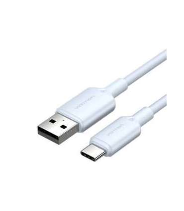 USB 2.0 A to USB-C 3A cable Vention CTQLH 2M (blue)