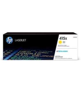 HP 415X High Capacity Yellow Laser Toner Cartridge, 6000 pages, for HP Color LaserJet Pro M454, M479