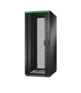 Easy Rack 800mm/42U/1100mm with Roof, Side panel,castors,feet and 4 Brackets, No Bottom, black