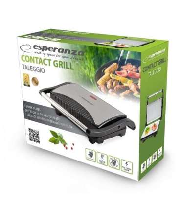 Esperanza EKG006 Electric grill 750W Inox/Black
