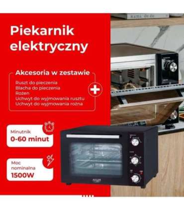 Adler AD 6026 oven Black