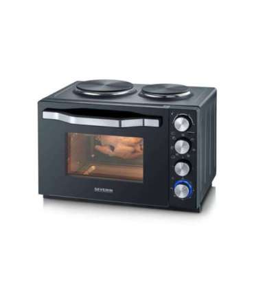 Severin TO 2074 toaster oven 30 L 2500 W Black Grill