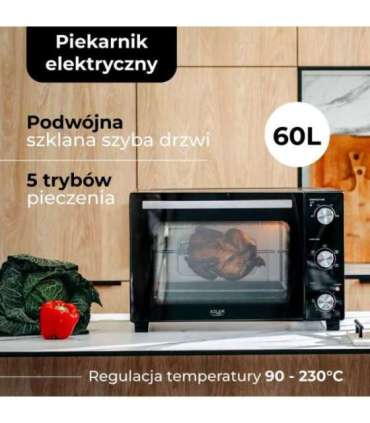 Adler AD 6028 oven Black