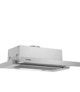 Bosch Serie 4 DFT63AC50 cooker hood Semi built-in (pull out) Silver 360 m³/h