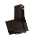 Vertical Eco Duo Glass Wall-mounted chimney hood Black