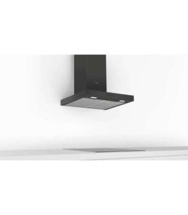 Bosch Serie 2 DWB66BC60 cooker hood Wall-mounted Black 621 m³/h B