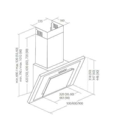 Akpo WK-4 Nero Eco 60 Wall-mounted White