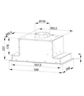 MAAN Tytan 3 60 black built-in under-cabinet hood