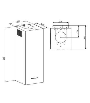 MAAN Ponza W 830 hood white