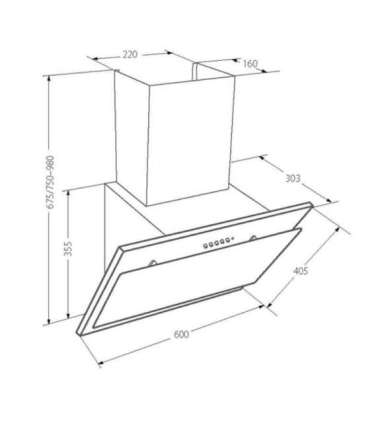 Akpo WK-4 Juno Eco 60 Wall-mounted White