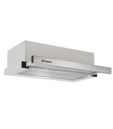 Candy CBT6130/3X cooker hood Semi built-in (pull out) Silver 157.8 m³/h