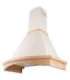 Akpo WK-4 Rustica Nova 60 Chimney Hood Beige, Brown