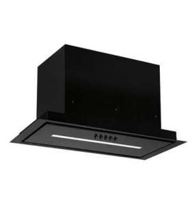 MAAN Helios 60 Push Button Undermounted Canopy 595 m3/h, Black