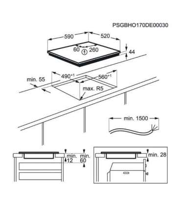 Induction hob AEG IKB64341FB