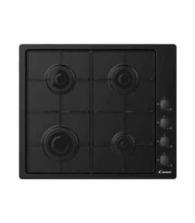 Candy CHW6LBB Black Built-in 60 cm Gas 4 zone(s)