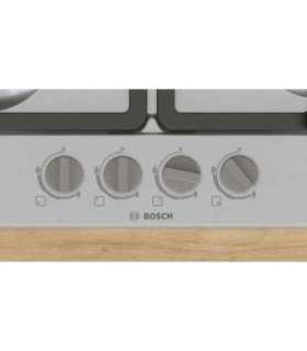 Bosch Serie 4 PGH6B5K90 hob Stainless steel Built-in 60 cm Gas 4 zone(s)