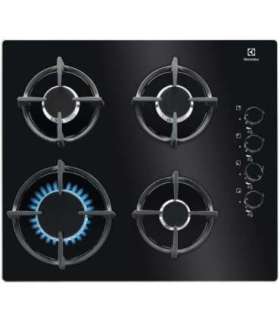 Electrolux EGG6407K Black Built-in 59 cm Gas 4 zone(s)