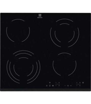 Electrolux EHF6343FOK hob Black Built-in 60 cm Ceramic 4 zone(s)
