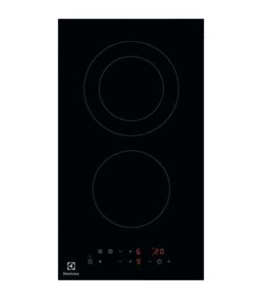 Electrolux LHR3233CK hob Black Built-in Ceramic 2 zone(s)