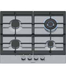 Siemens EC6A5HI90 hob Black, Stainless steel Built-in 60 cm Gas 4 zone(s)