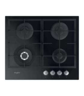 Whirlpool AKTL 629/NB1 hob Black Built-in 59 cm Gas 4 zone(s)