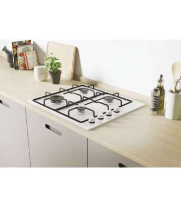 Candy Idea CHW6LWW White Built-in 60 cm Gas 4 zone(s)