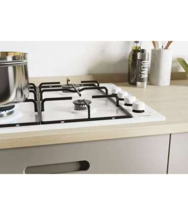 Candy Idea CHW6LWW White Built-in 60 cm Gas 4 zone(s)