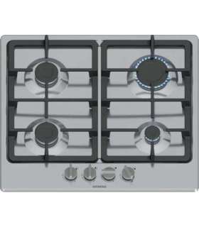 Siemens EG6B5PK90 hob Black, Stainless steel Built-in 60 cm Gas 4 zone(s)