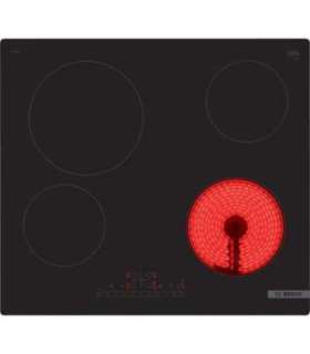 Bosch Serie 6 PKE611FP2E hob Black Built-in 60 cm Ceramic 4 zone(s)