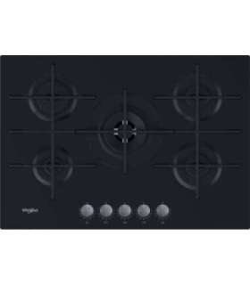 Whirlpool AKWL 728/NB Black Built-in 75 cm Gas 5 zone(s)