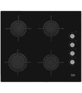 Beko HILG64120S hob Black Built-in 60 cm Gas 4 zone(s)