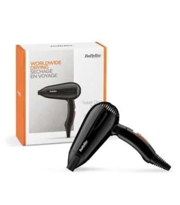 BaByliss  5344E  Travel Dry 2000 2000 W Black