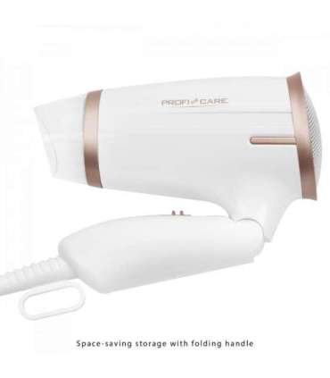 ProfiCare PC-HT 3009 1400 W Champagne, White