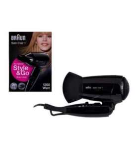 Braun HD130 hair dryer 1200 W Black