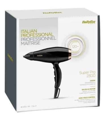 BaByliss Super Pro 2300 2300 W Black, Gold