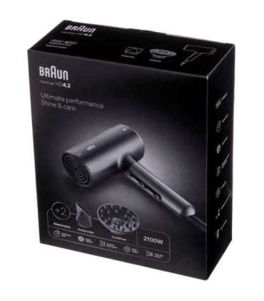 Braun HD 4.2 hair dryer 2100 W Black