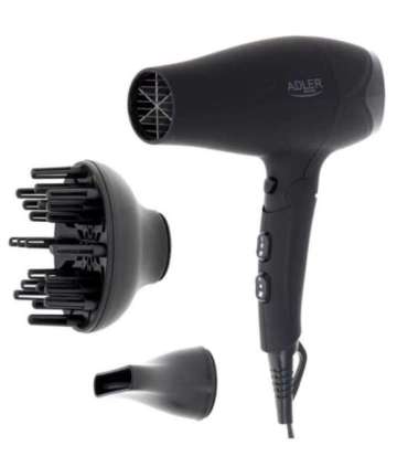Adler AD 2267 hair dryer Black, 2500 W