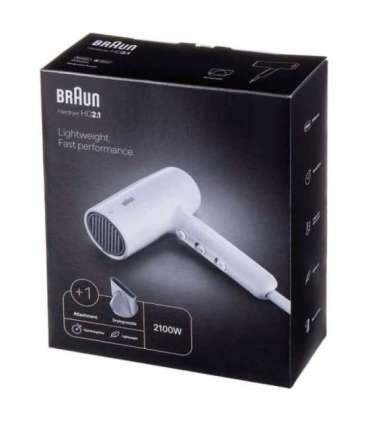 Braun HD 2.1 wit hair dryer 2100 W White